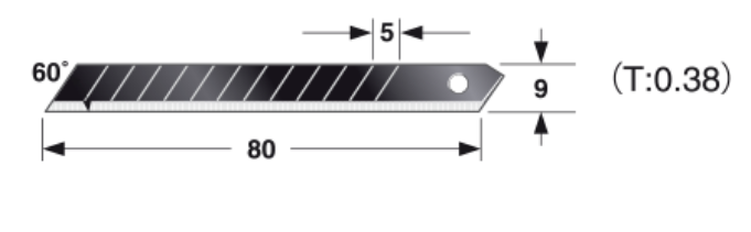 9 mm Razar Black Cutterklingen – Präzision & Langlebigkeit aus Premium-Stahl