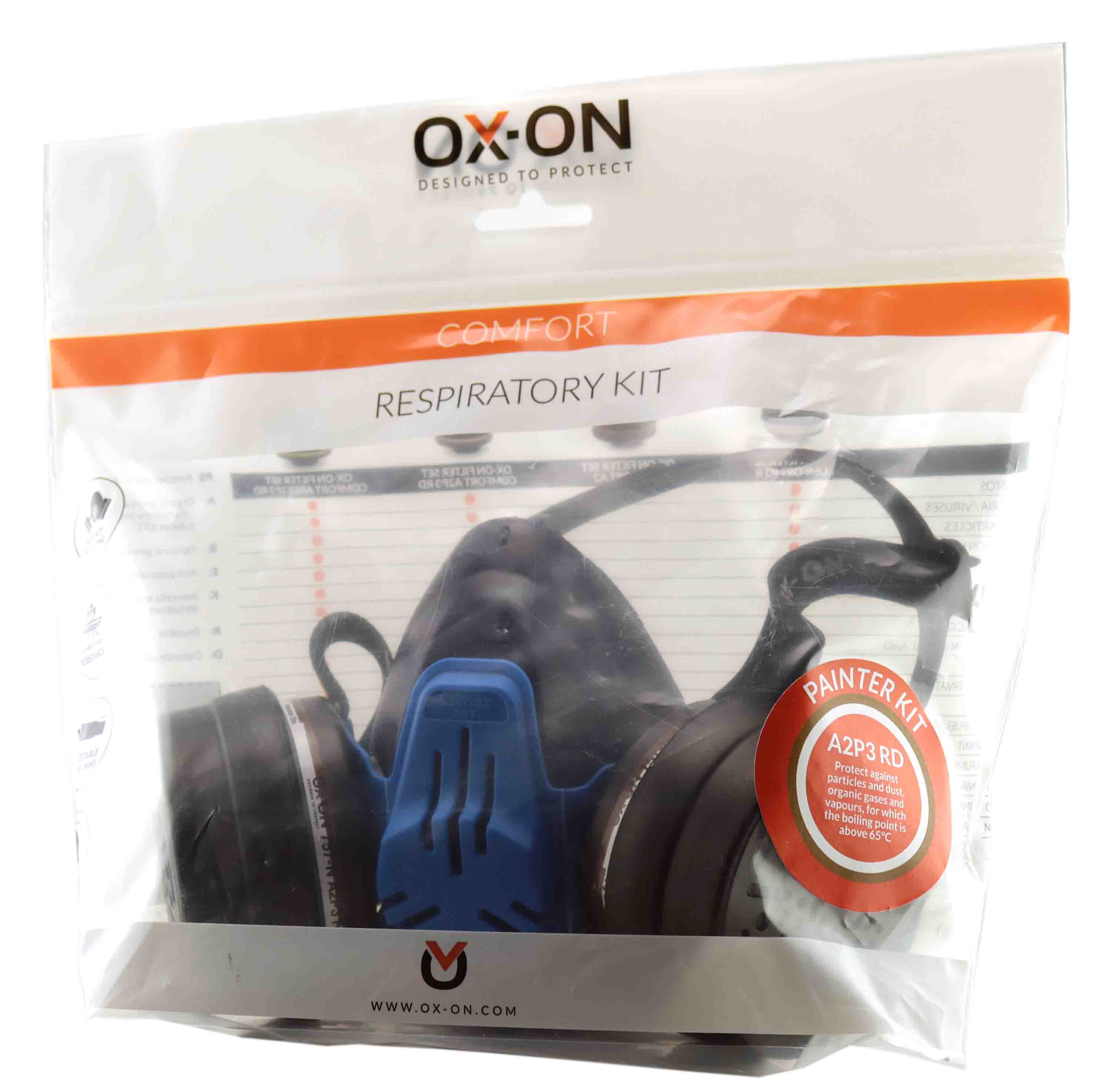 Halbmaske OX-ON Painter Comfort A2/P3 für Farben und Lacke
