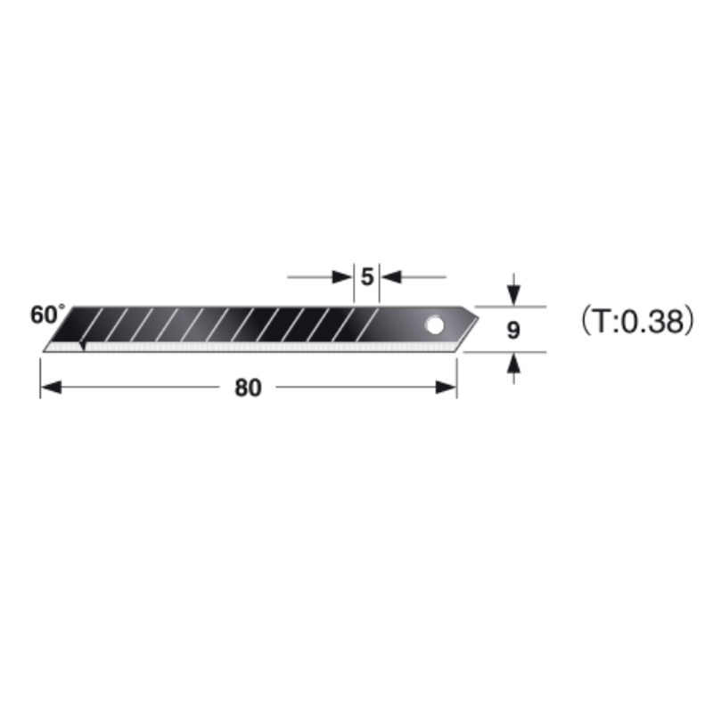 Tajima Driver Cutter 9 mm Auto Lock mit Razar Black Klinge