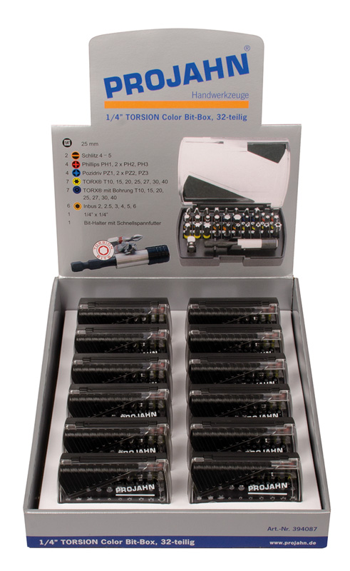 TORSION COLOR Bit-Box 6,3 [1/4"]