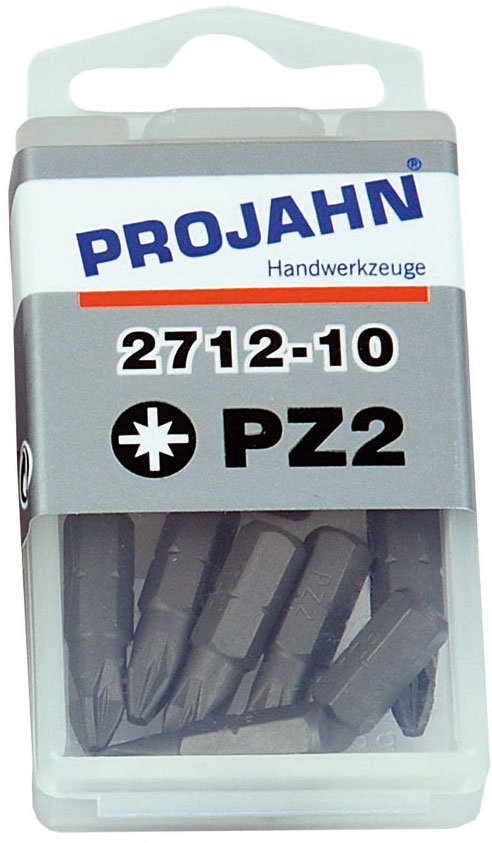 10er Pack Bit für PZ-Kreuzschlitz-Schrauben 6,3 [1/4"]