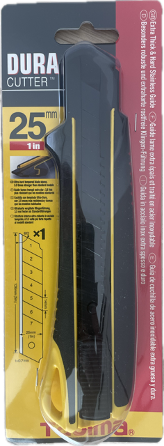 Tajima Dura Cuttermesser DC660 – 25 mm Auto-Lock Messer für präzise Schnitte