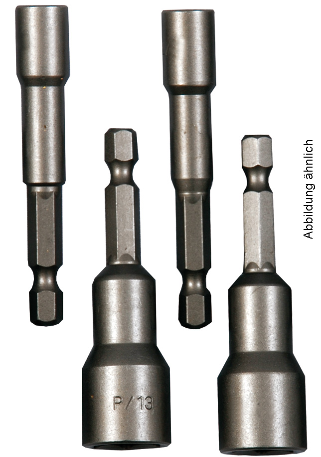 Steckschlüssel-Bit-Satz mit Dauermagnet 6,3 [1/4"]