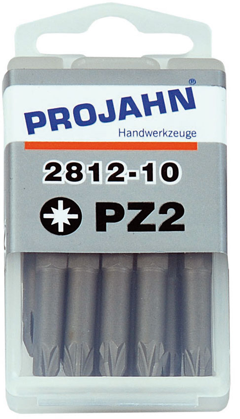 10er Pack Bit für PZ-Kreuzschlitz-Schrauben 6,3 [1/4"]