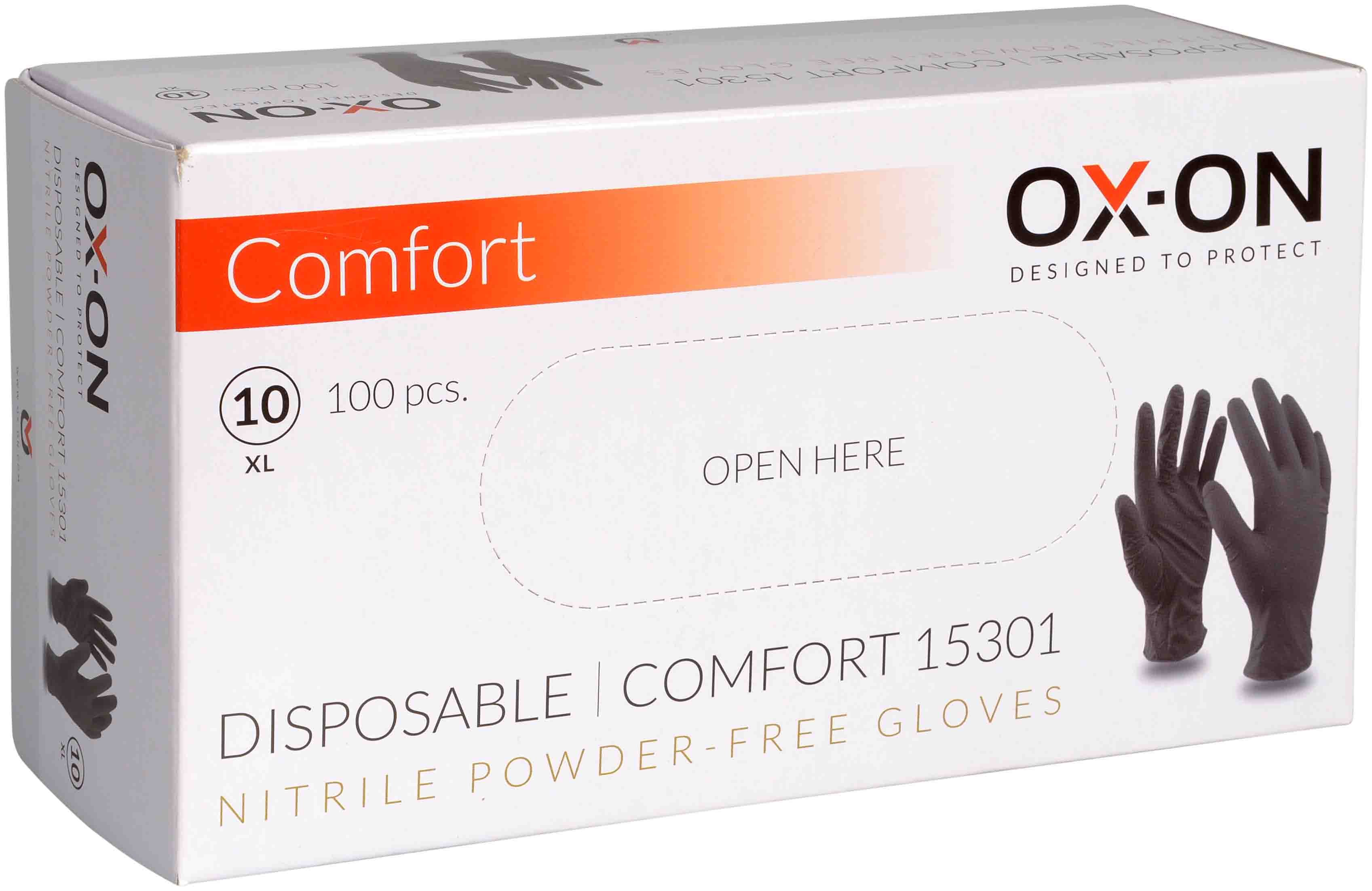 Puderfreie, latexfreie Nitrilhandschuhe für Labor und Reinigung