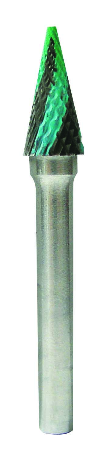 Spitzkegelform HM-Fräser Doppelklinge