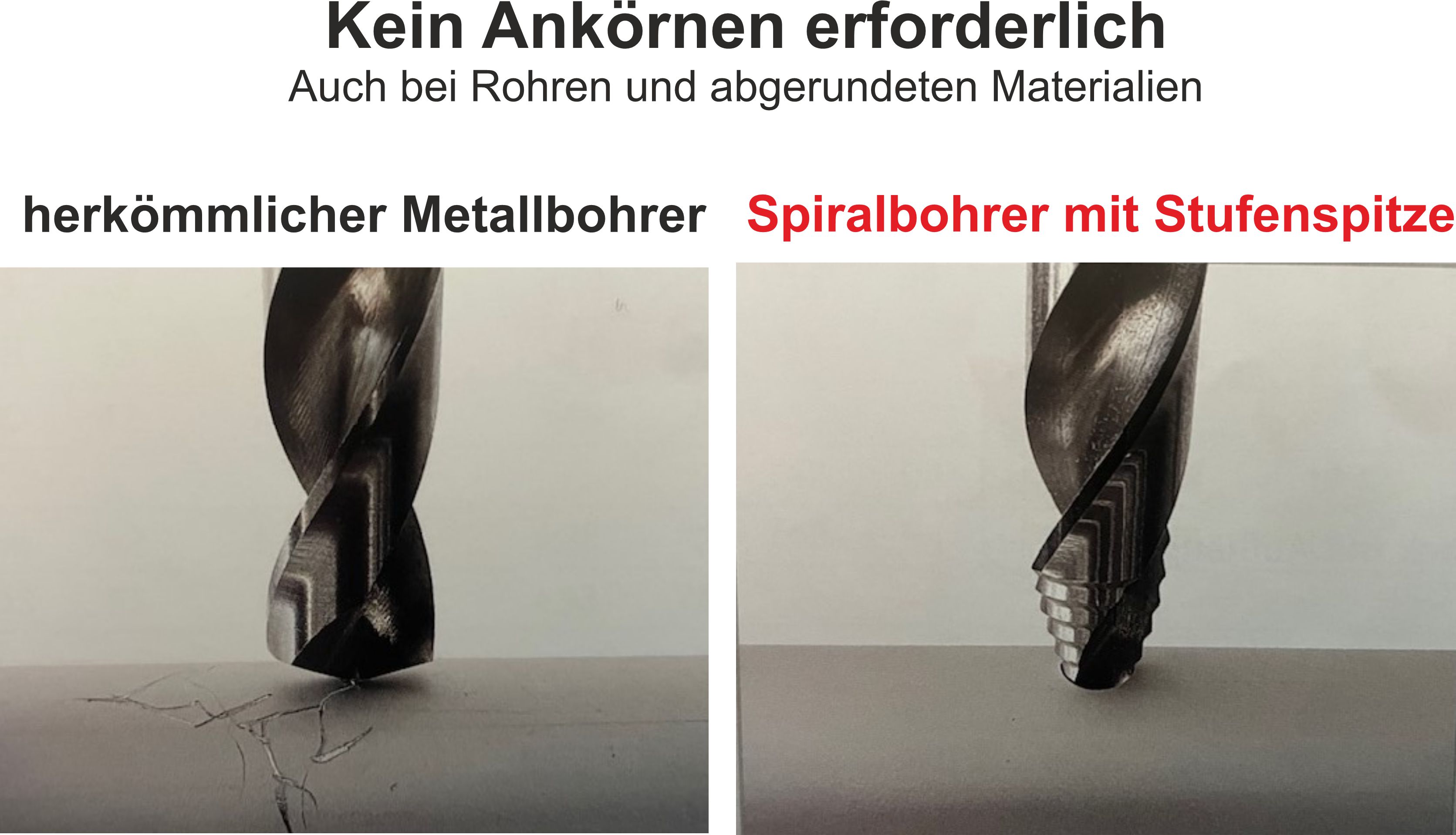 PROSTEP Spiralbohrer-Set HSS-Co5% DIN 338 – 25-teilig für Edelstahl, Metall & mehr
